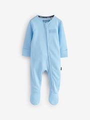 Baker by Ted Baker 100% Cotton Sleepsuits 3 Pack - Image 4 of 10