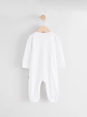 Baker by Ted Baker Born In 2025 Dors-bien blanc en 100% coton - Image 4 de 8