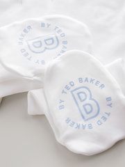 Baker by Ted Baker Born In 2025 Dors-bien blanc en 100% coton - Image 6 de 8