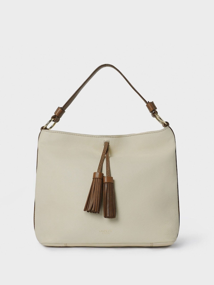 Osprey London The Savanna Leather Hobo Bag - Image 1 of 5