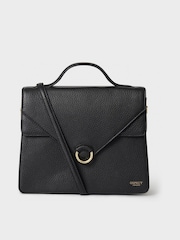 أسود - حقيبة محمولة جلد The Harper من OSPREY LONDON - صورة 1 من 6
