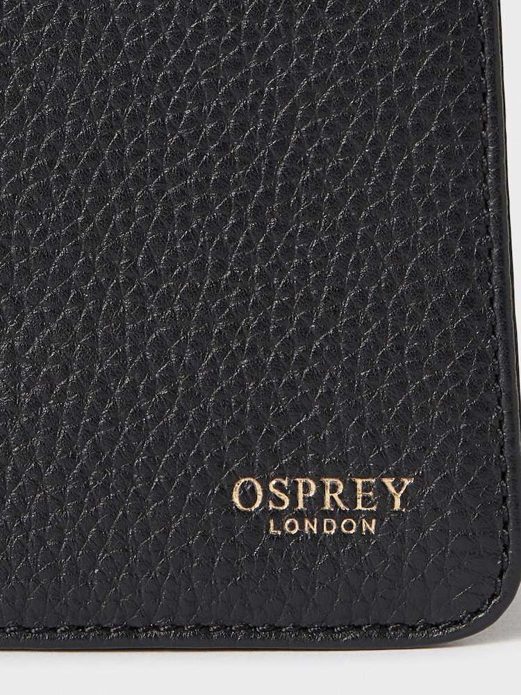أسود - حقيبة محمولة جلد The Harper من OSPREY LONDON - صورة 6 من 6