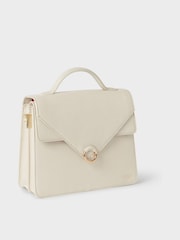 Белый - кожаная сумка OSPREY LONDON The Harper - Изображение 2 из 6