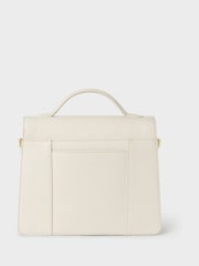 Белый - кожаная сумка OSPREY LONDON The Harper - Изображение 5 из 6
