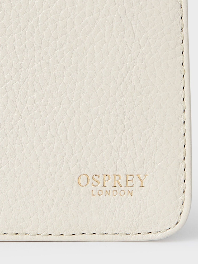 Белый - кожаная сумка OSPREY LONDON The Harper - Изображение 6 из 6