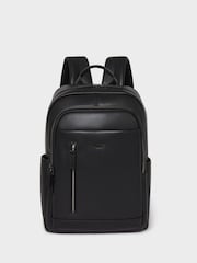 OSPREY LONDON The Hudson Leather Black Backpack - Image 1 of 6