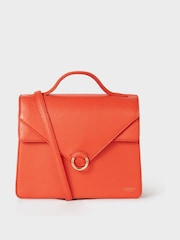 برتقالي - حقيبة محمولة جلد The Harper من OSPREY LONDON - صورة 1 من 6