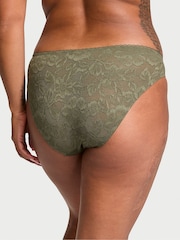 Victoria's Secret Olive Green Adaptive Lace Bikini Knickers - Image 2 of 4