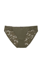Victoria's Secret Olive Green Adaptive Lace Bikini Knickers - Image 4 of 4