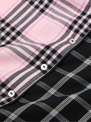 Victoria's Secret Pink Mix Plaid Flannel Short Pyjama Set - Image 4 of 4