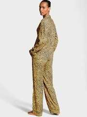Victoria's Secret New Glam Leo Flannel Long Pyjama Set - Image 1 of 3