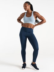 Blau - Dare 2b Don't Sweat It II Nahtloser Sport-BH mit mittlerer Stützkraft - Bild 2 von 9