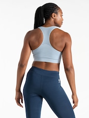 Blau - Dare 2b Don't Sweat It II Nahtloser Sport-BH mit mittlerer Stützkraft - Bild 3 von 9