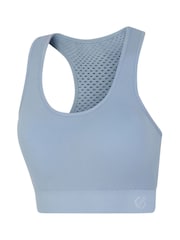 Blau - Dare 2b Don't Sweat It II Nahtloser Sport-BH mit mittlerer Stützkraft - Bild 8 von 9