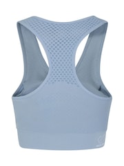 Blau - Dare 2b Don't Sweat It II Nahtloser Sport-BH mit mittlerer Stützkraft - Bild 9 von 9