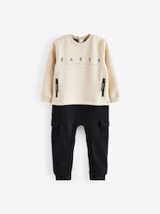 Песочный - Комбинезон с длинными рукавами Baker by Ted Baker - Изображение 5 из 9