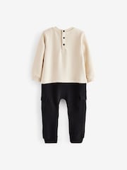 Песочный - Комбинезон с длинными рукавами Baker by Ted Baker - Изображение 6 из 9