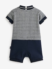 أزرق داكن - ثياب أطفال بولو بارز الملمس من Ted Baker من Baker - صورة 2 من 4