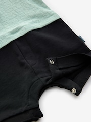 Baker by Ted Baker Textured Polo Romper - Image 4 of 5
