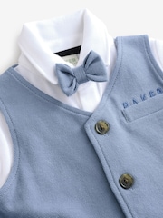 Baker by Ted Baker Blue Smart Mockable Romper - Image 3 of 12