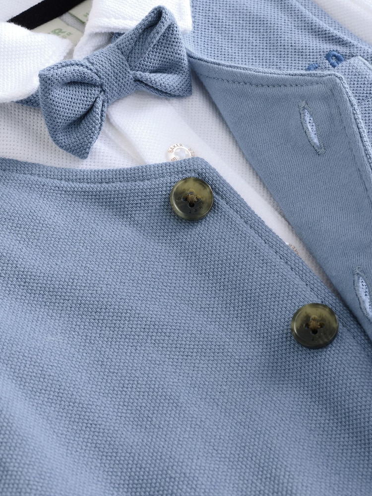 Salopetă scurtă elegantă cu albastru Baker by Ted Baker - Image 5 of 12