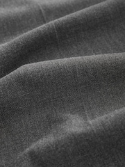 Charcoal Grey Muscle Fit Elasticated Waist Motionflex Stretch Smart Trousers - Image 11 of 11