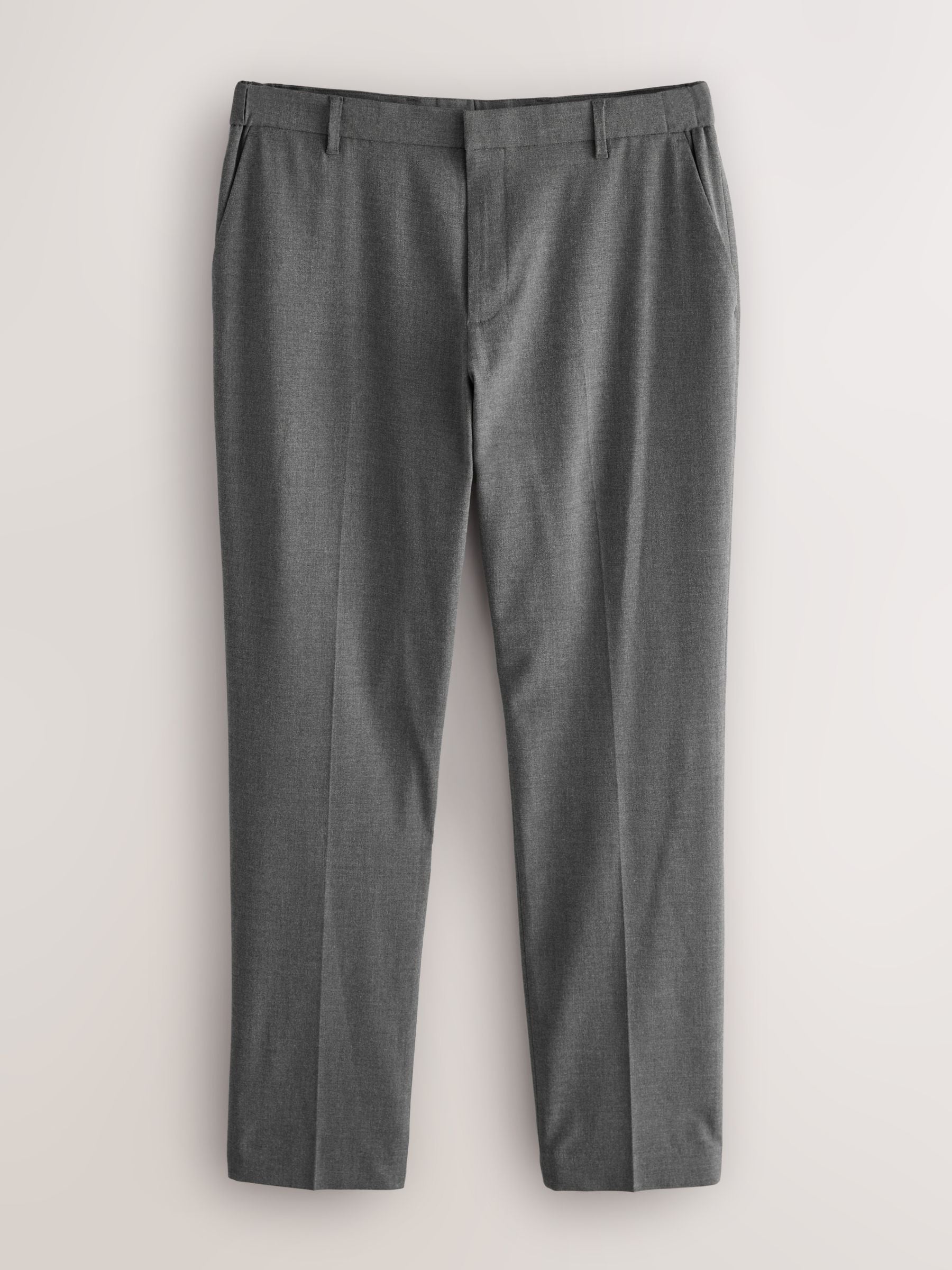 Buy Charcoal Grey Slim Fit Elasticated Waist Motionflex Stretch