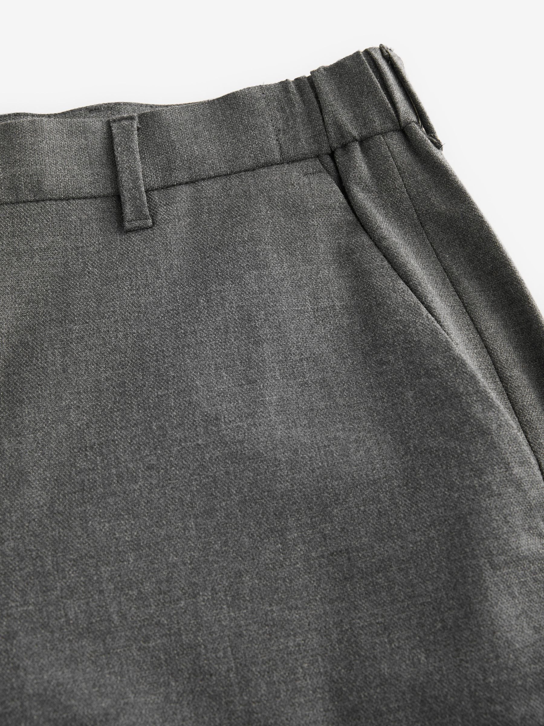 Buy Charcoal Grey Slim Fit Elasticated Waist Motionflex