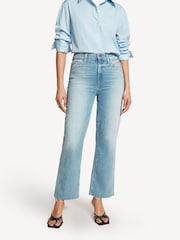 Paige Blue Courtney Raw Hem Ankle Flare Jeans - Image 2 of 6
