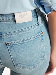 Paige Blue Courtney Raw Hem Ankle Flare Jeans - Image 5 of 6