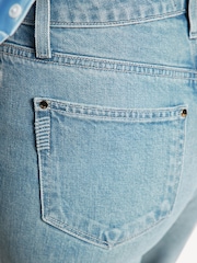 Paige Blue Courtney Raw Hem Ankle Flare Jeans - Image 6 of 6