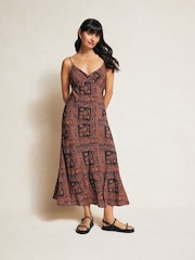 Paige Viejo Midi Black Dress - Image 1 of 4