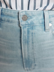 Paige Blue Anessa Raw Hem Wide Leg Jeans - Image 18 of 20