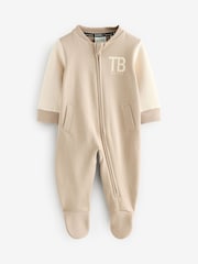 Baker by Ted Baker Stone Varsity 100% Cotton All-In-One - Image 2 of 5