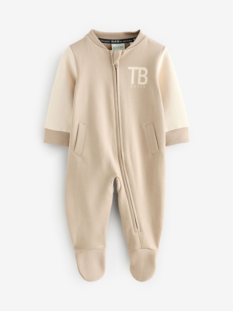 Baker by Ted Baker Stone Varsity 100% Cotton All-In-One - Image 2 of 5