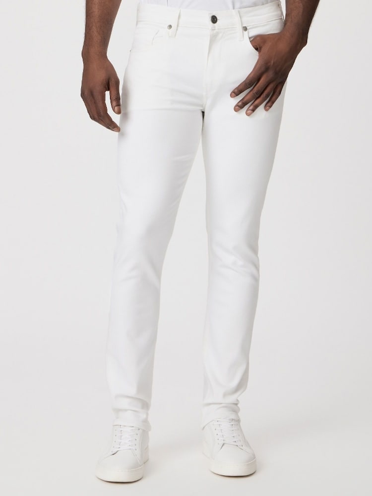 Paige Lennox White Jeans - Image 1 of 5 Paige Lennox White Jeans - Image 1 of 5