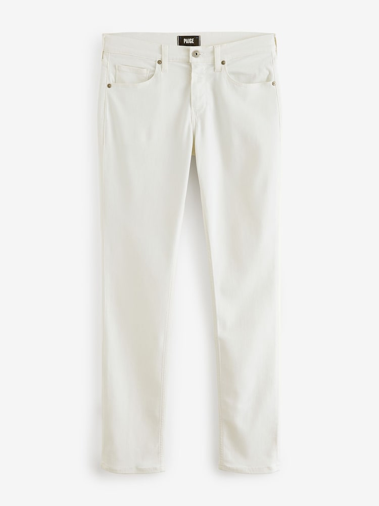 Paige Lennox White Jeans - Image 5 of 5 Paige Lennox White Jeans - Image 5 of 5