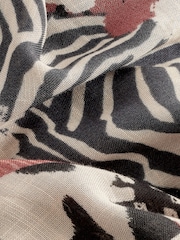 Leopard Print Longline Tie Waist Kimono Cover-Up - Image 6 of 7
