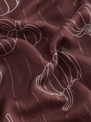 Pink Pumpkin Print Lightweight Scarf - Image 4 of 5