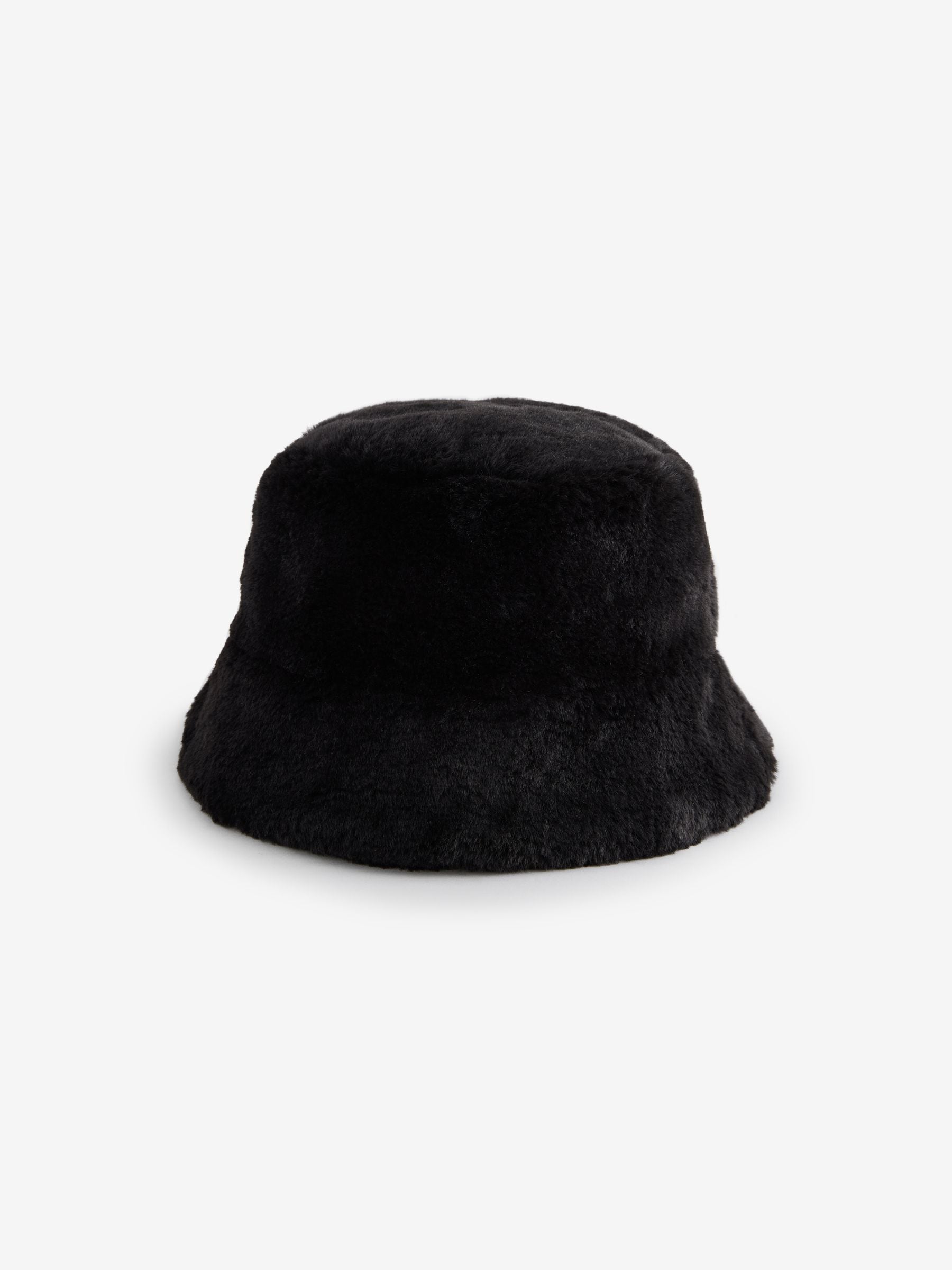Buy Black Faux Fur Bucket Hat from Next Luxembourg