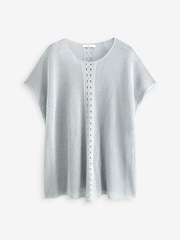 Silver Overhead Knitted Cover-Up - Image 4 of 5