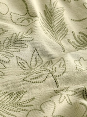 Sage Green Floral Print Dock Shorts - Image 9 of 9