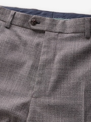 Rouge bordeaux - Pantalon de costume texturé à bordures Coupe classique - Image 8 de 8