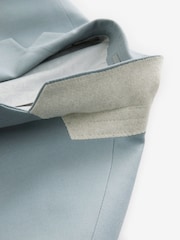 Light Blue Tailored Fit Textured Suit Jacket - Image 12 of 12