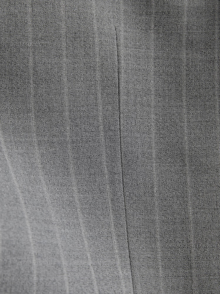 Grijs - Tailored Fit Wool Blend Stripe Jacket - Image 6 of 9