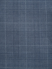 Blau - Tailored Fit Wool Blend Check Jacket - Image 10 of 10
