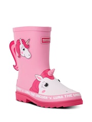 Regatta Pink Junior Mudplay II Wellies - Image 1 of 5