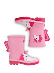 Regatta Pink Junior Mudplay II Wellies - Image 4 of 5