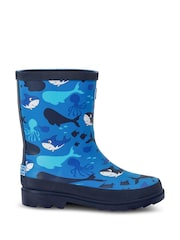 Regatta Blue Junior Mudplay II Wellies - Image 1 of 6