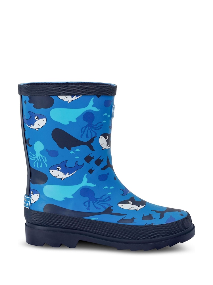 Regatta Blue Junior Mudplay II Wellies - Image 1 of 6